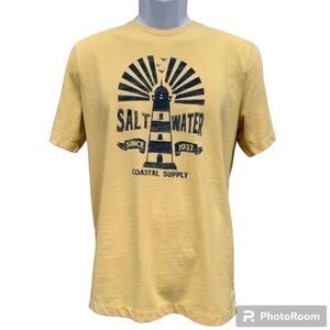 Izod Saltwater Lighthouse Graphic T-Shirt Men's Medium